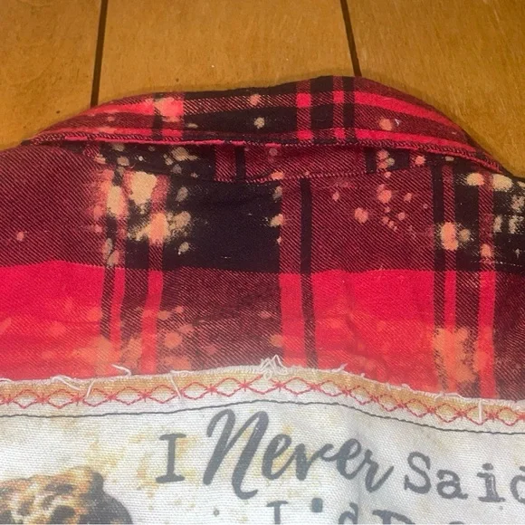 Angry Minnow Co Bleached Buffalo Plaid Soft Brushed Flannel Size XXL “Coffee” - Picture 16 of 16